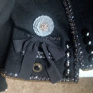 Moschino black cloth jacket